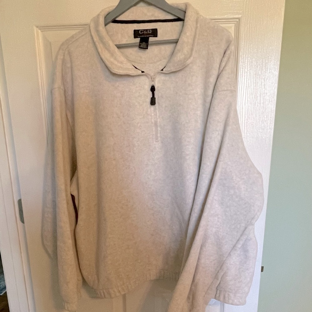 Men’s XXL 1/4 Zip Fleece long sleeve Pullover